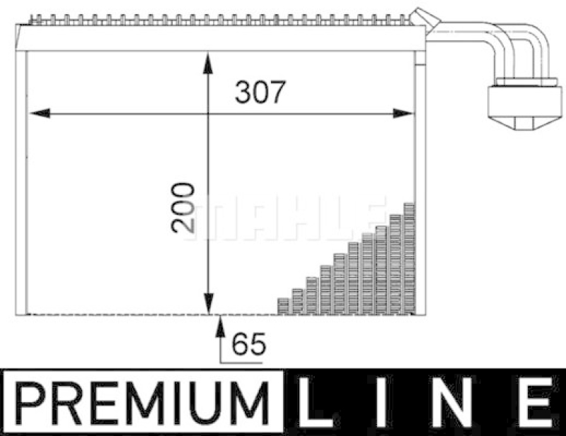 MAHLE Evaporator, air conditioning BEHR *** PREMIUM LINE ***