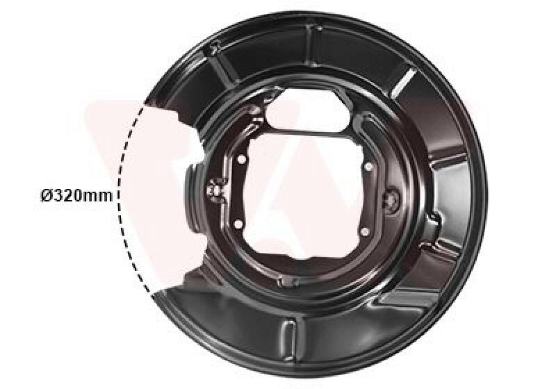 VAN WEZEL Splash Panel, brake disc