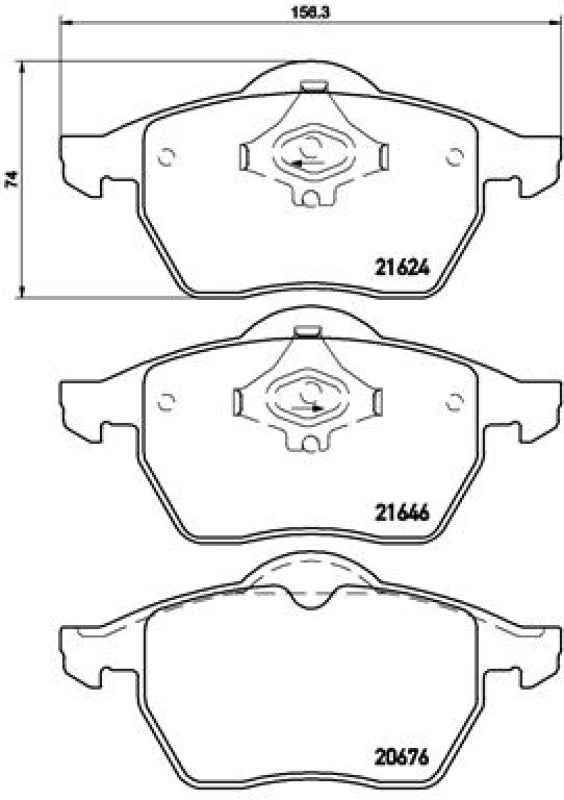 Brembo Bremsscheiben 288mm + Bremsbeläge Vorne passend für Audi A4 B5 VW Passat