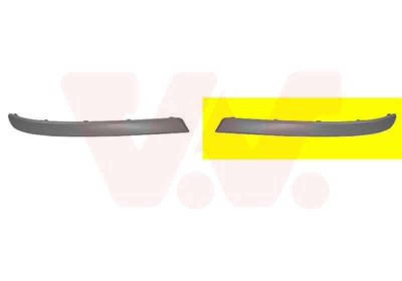 VAN WEZEL Trim/Protective Strip, bumper ** Equipart **