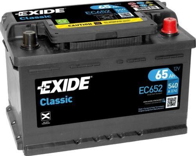 EXIDE Starterbatterie CLASSIC