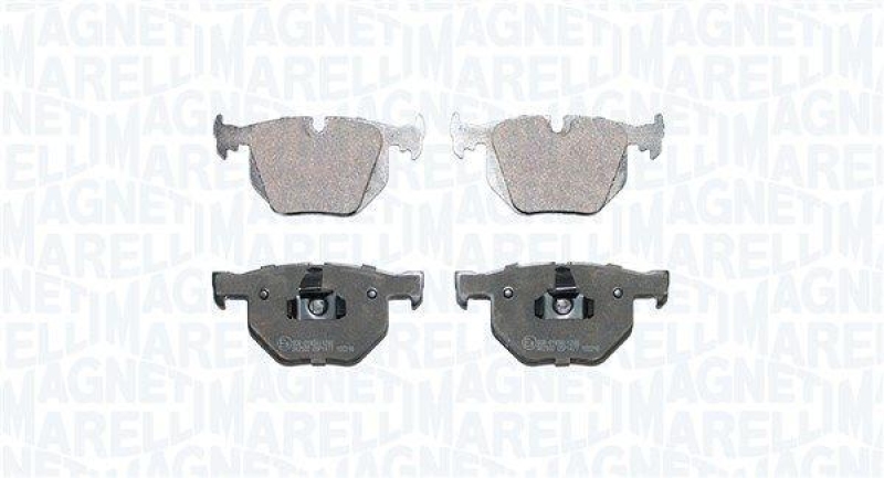 MAGNETI MARELLI Bremsbelagsatz, Scheibenbremse 363916061422