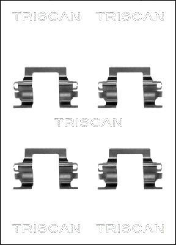 TRISCAN Accessory Kit, disc brake pad