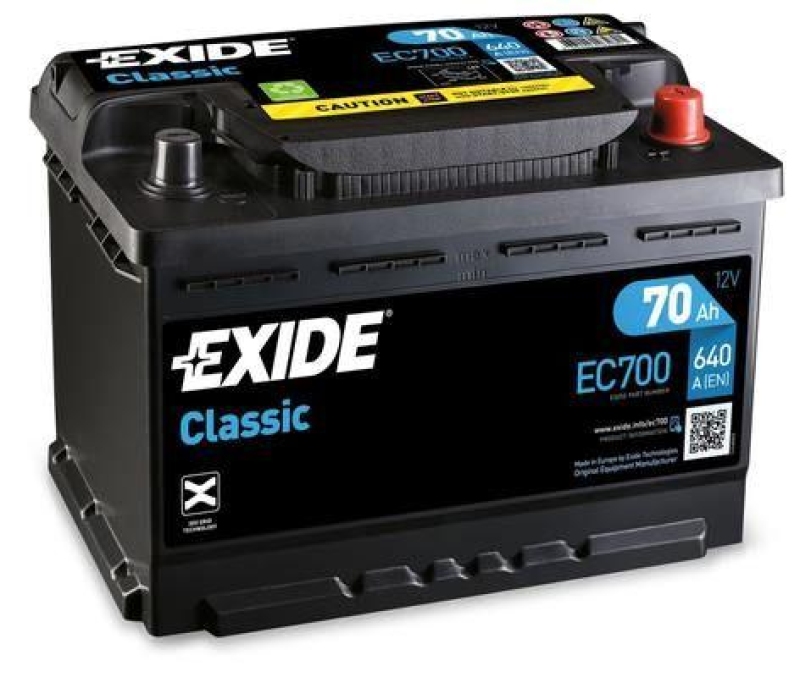 EXIDE Starterbatterie CLASSIC