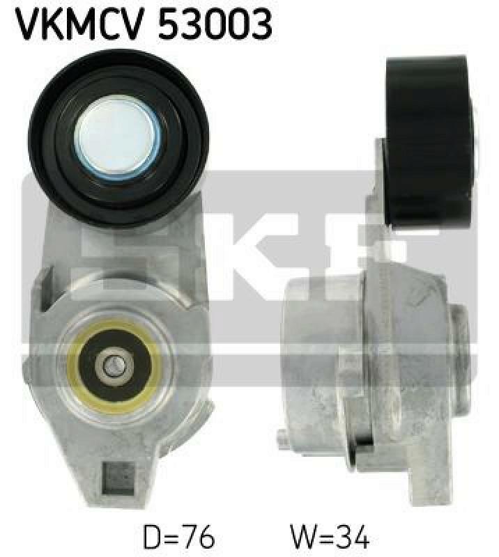 SKF Tensioner Pulley, v-ribbed belt