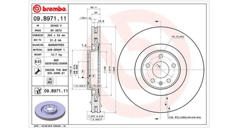 MAGNETI MARELLI Bremsscheibe