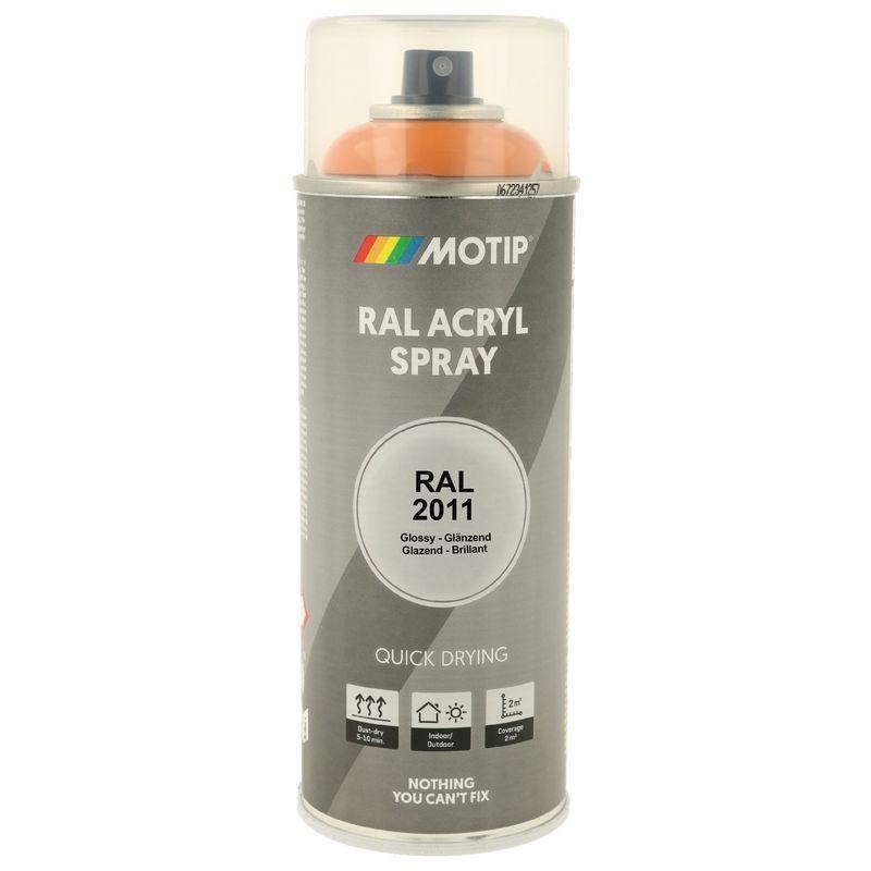 MOTIP Lack RAL 2011 orange hochglanz 400 ml