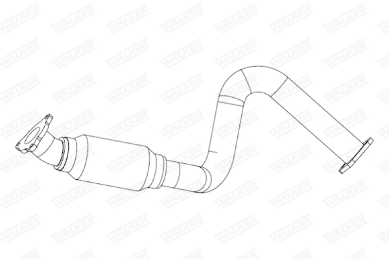 WALKER Exhaust Pipe