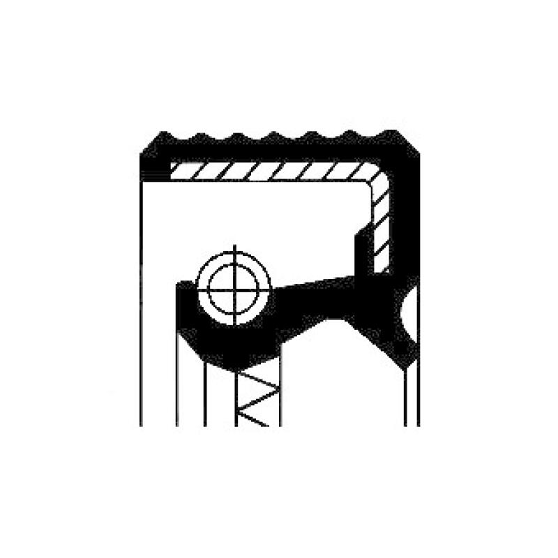 CORTECO Shaft Seal, automatic transmission