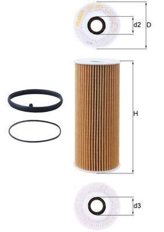 MAHLE Ölfilter