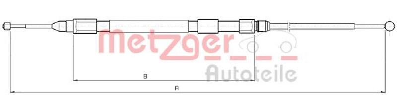 METZGER Seilzug, Feststellbremse