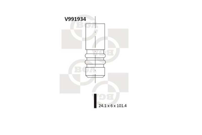 BGA Auslassventil V991934