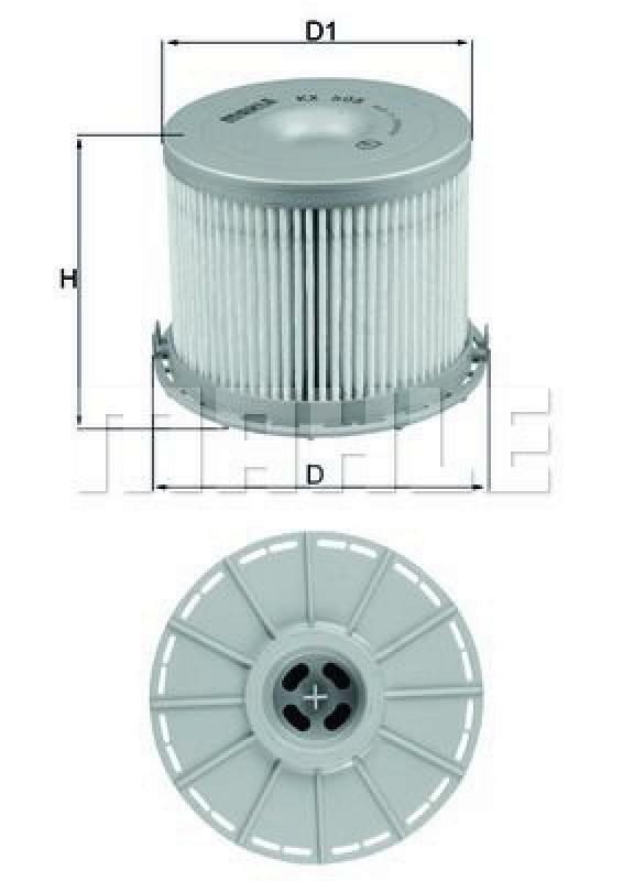 MAHLE ORIGINAL Fuel filter