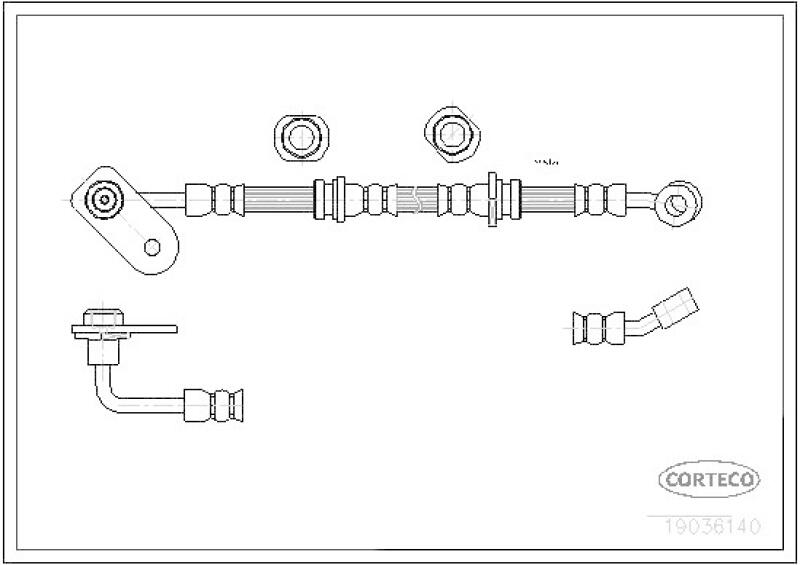 CORTECO Brake Hose