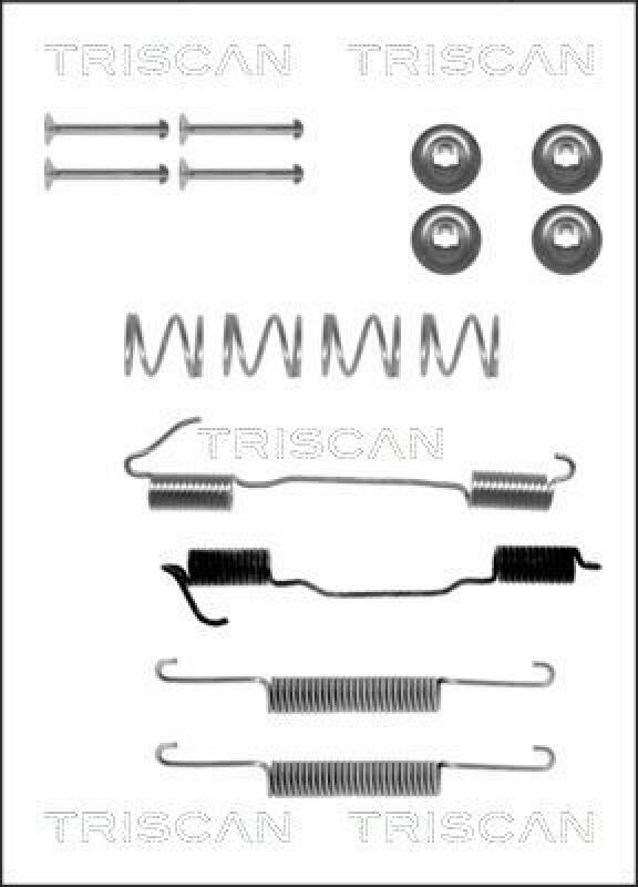 TRISCAN Accessory Kit, brake shoes
