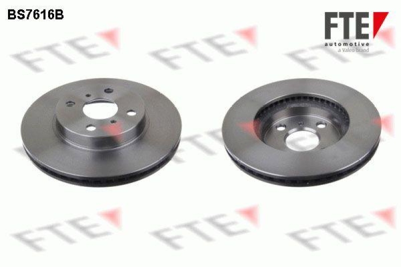 2x FTE Bremsscheibe COATED RANGE 9082025