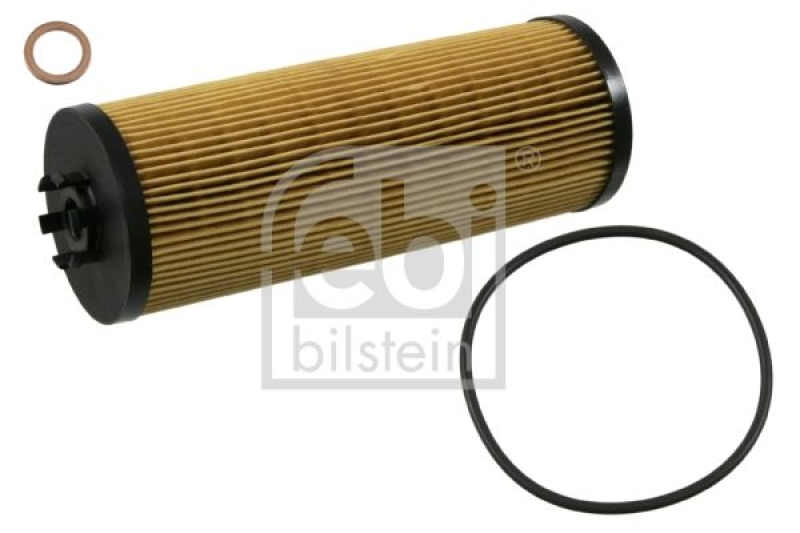FEBI Ölfilter + 5L Mannol Longlife 5W-30 Motoröl passend für VAG 504.00 507.00