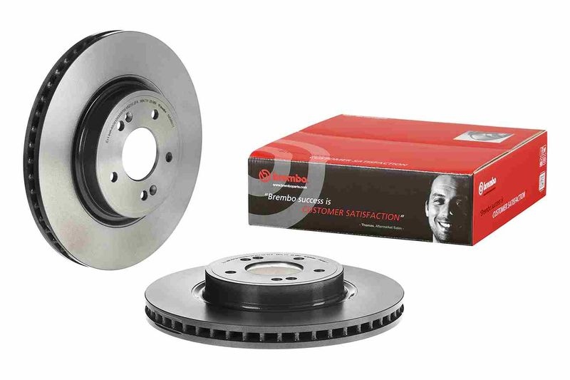 2x BREMBO Bremsscheibe PRIME LINE - UV Coated