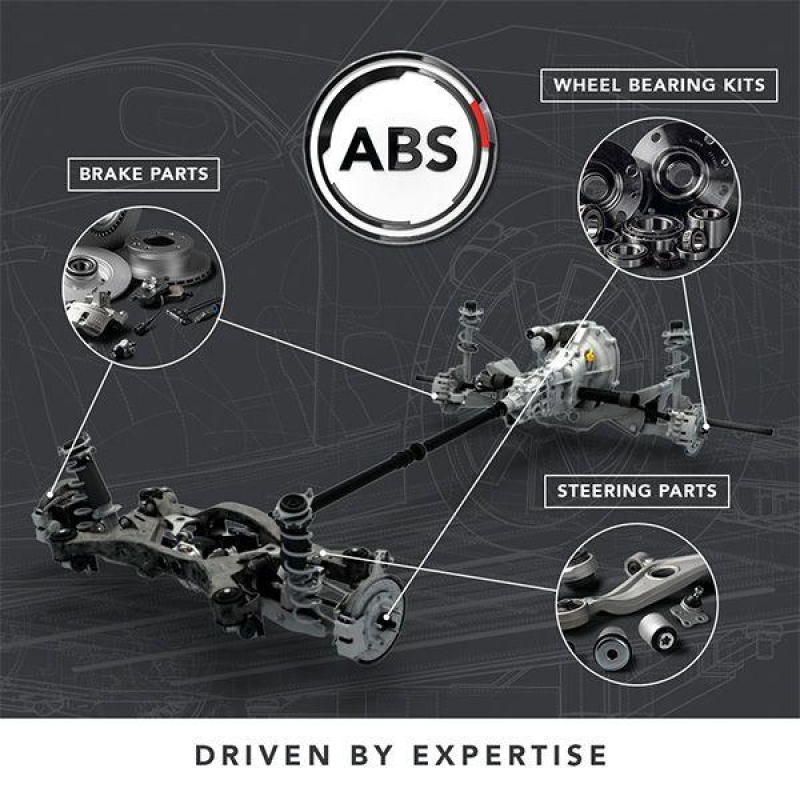 2x A.B.S. Bremsscheibe &Oslash;280mm vorne passend f&uuml;r OPEL ZARIRA FAMIL...