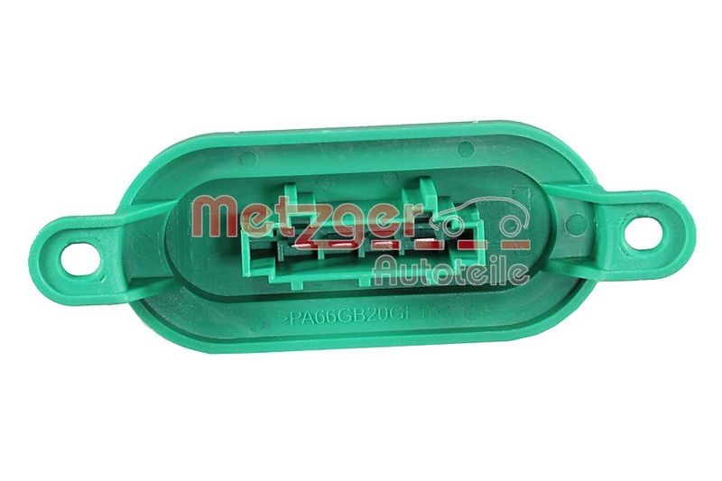 METZGER Resistor, interior blower GREENPARTS
