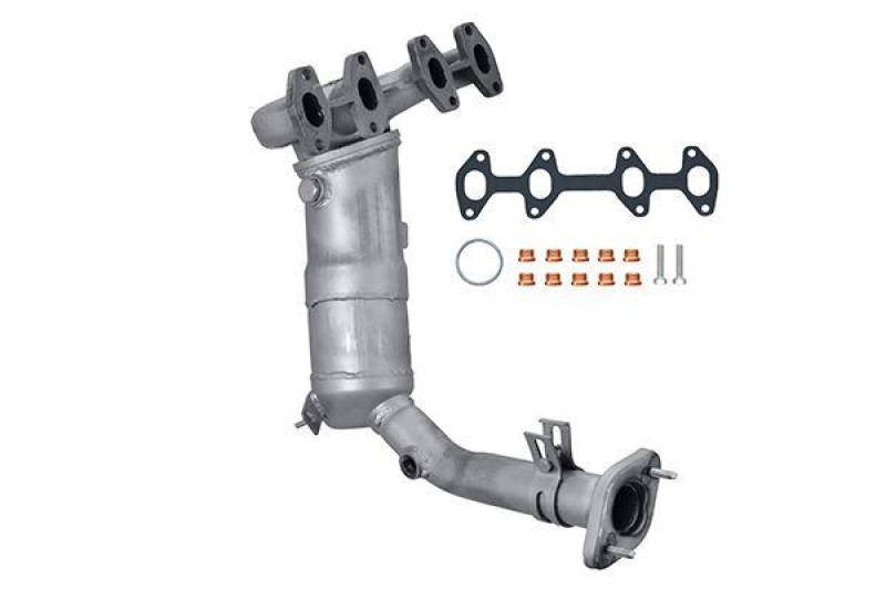 HELLA Krümmerkatalysator Easy2Fit – PARTNERED with Faurecia 8LF366055-011
