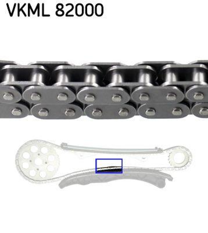 SKF Steuerkettensatz VKML 82000 passend für Opel Corsa D S07 & Suzuki Swift 4 FZ VKML 82000