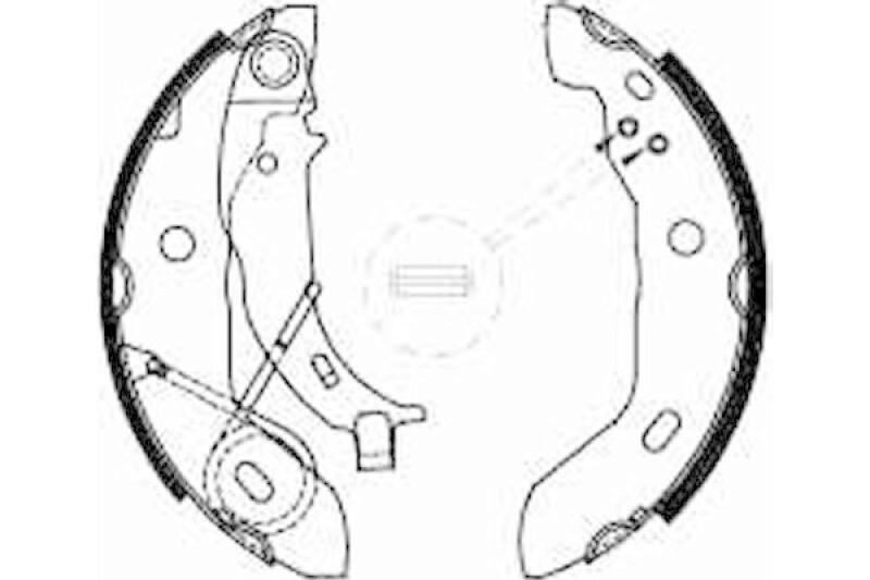 TRW Bremsbackensatz GS8627