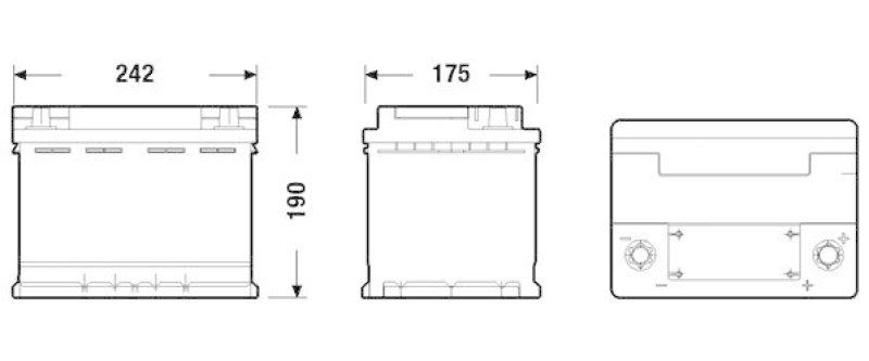 EXIDE Starterbatterie AGM