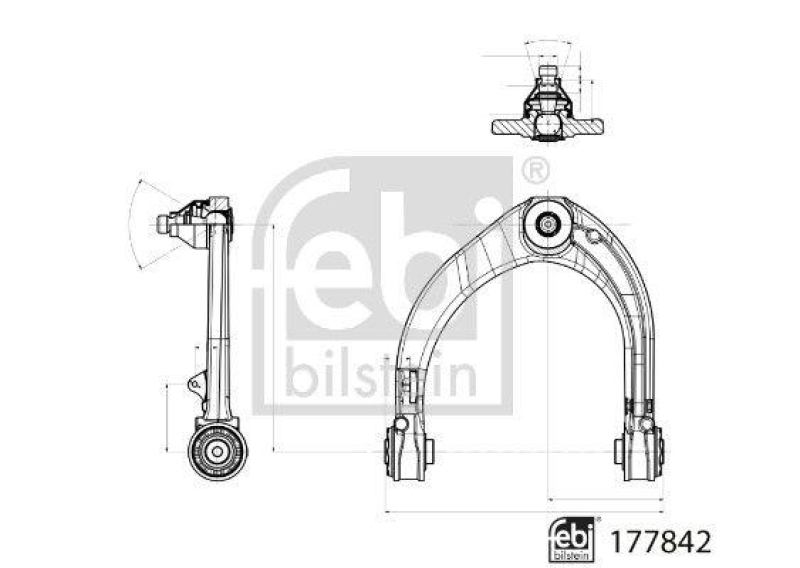 FEBI BILSTEIN Control Arm/Trailing Arm, wheel suspension