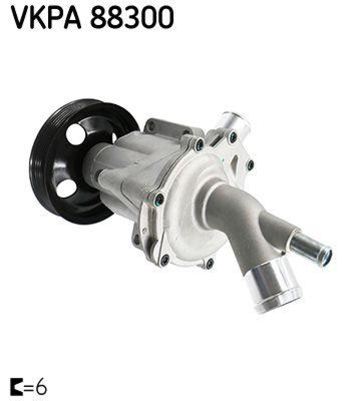 SKF Wasserpumpe, Motorkühlung VKPA 88300