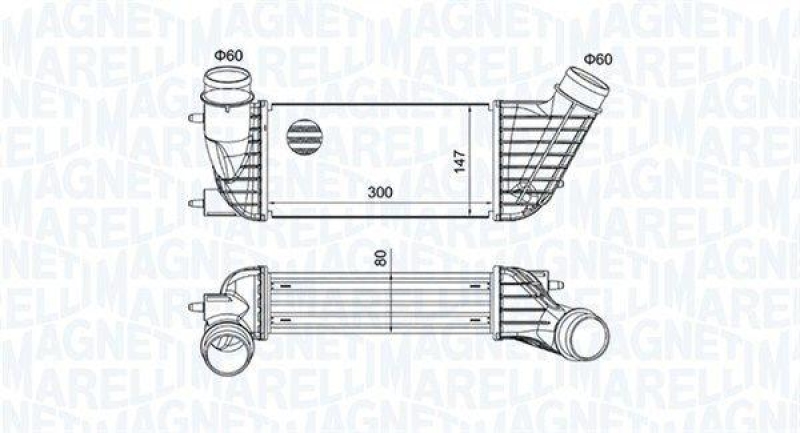 MAGNETI MARELLI Charge Air Cooler
