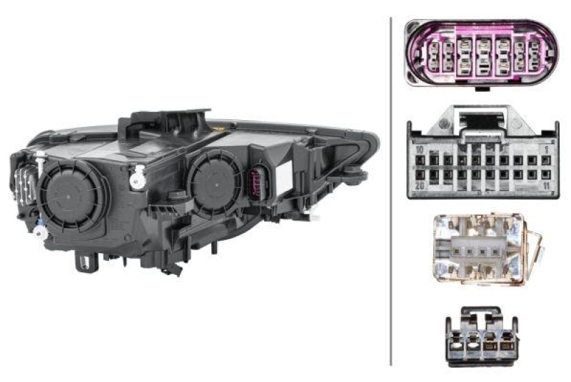 1x Hella Hauptscheinwerfer D3S Links passend für Audi A3 8VA BJ bis 05/2016 S3