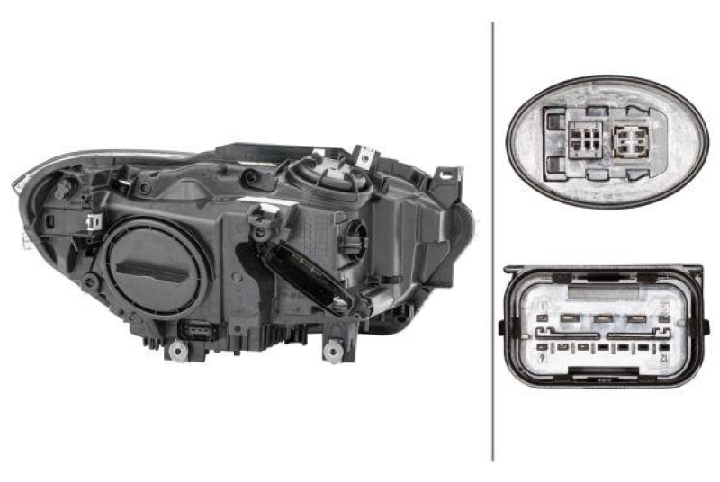 1x Hella Bi-Xenon Hauptscheinwerfer D1S LED Links passend für BMW 1 bis 03/2015