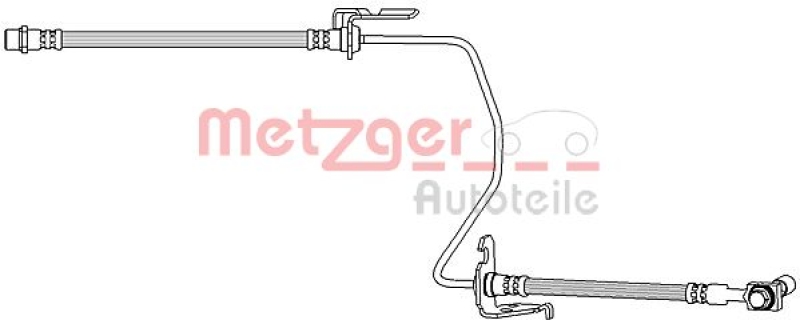 METZGER Bremsschlauch 4110927