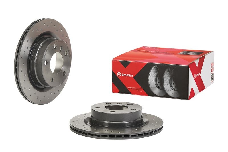 2x BREMBO Bremsscheibe XTRA LINE - Xtra