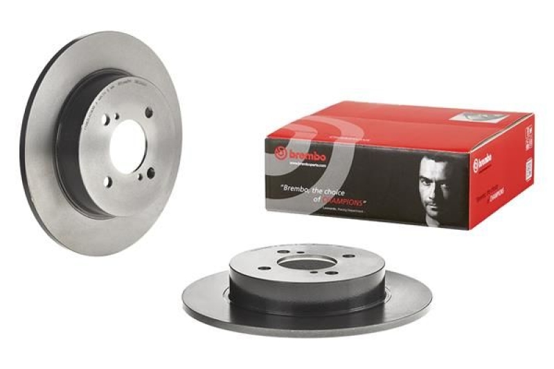 2x BREMBO Bremsscheibe PRIME LINE - UV Coated