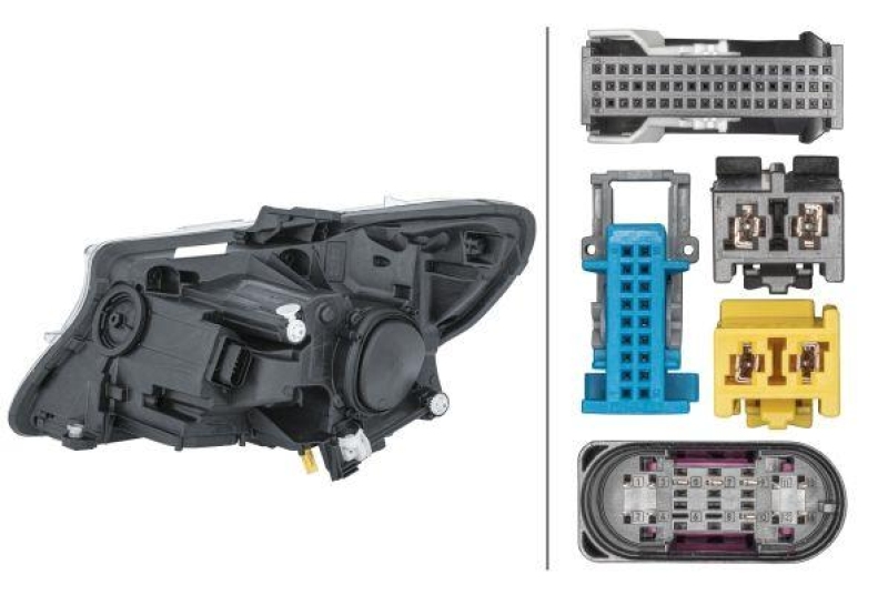 1x Hella Hauptscheinwerfer LED Rechts passend für Mercedes Vito W447 V-Klasse 5 1EX 011 284-281