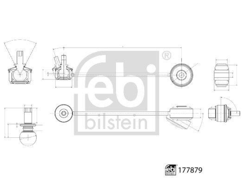 FEBI BILSTEIN Querlenker Lenker Radaufhängung