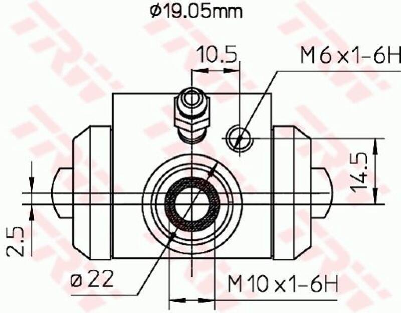 TRW Radbremszylinder BWD113A