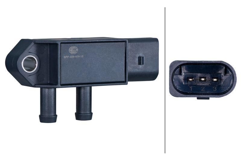 HELLA Sensor, Abgasdruck 6PP 009 409-161