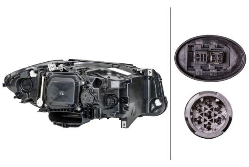 1x Hella Bi-Xenon Hauptscheinwerfer D1S LED Links passend für BMW 5 ab 07/2013