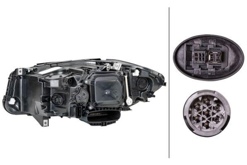 1x Hella Bi-Xenon Hauptscheinwerfer D1S LED Rechts passend für BMW 5 ab 07/2013