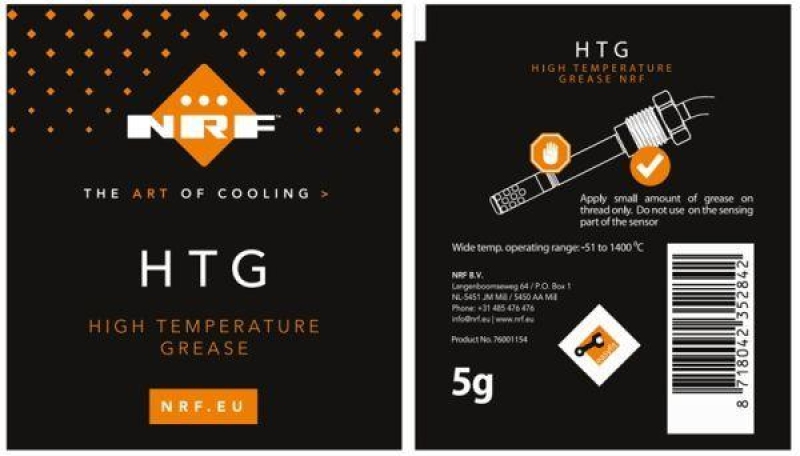 NRF Sensor, Abgastemperatur 707476