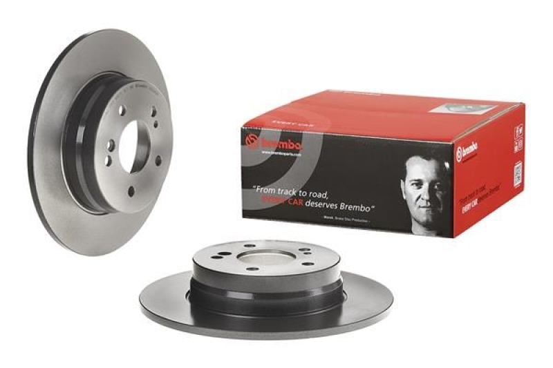 2x BREMBO Bremsscheibe PRIME LINE - UV Coated