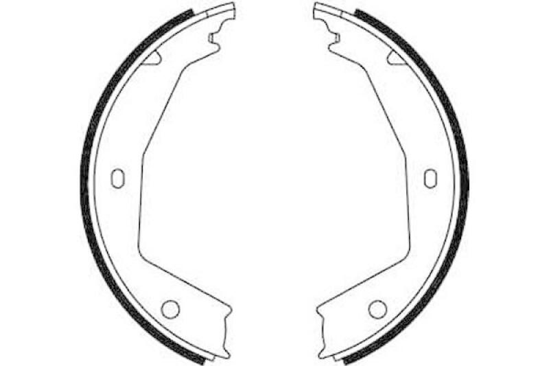 TRW Brake Shoe Set, parking brake