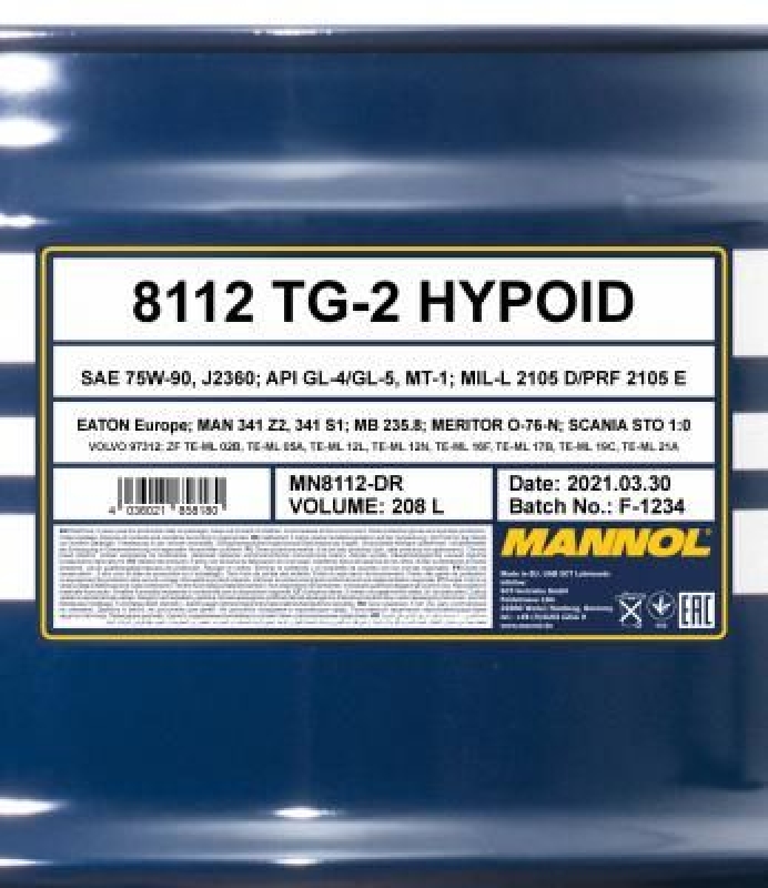SCT - MANNOL Getriebeöl MANNOL 8111 TG-1 UNIVERSAL