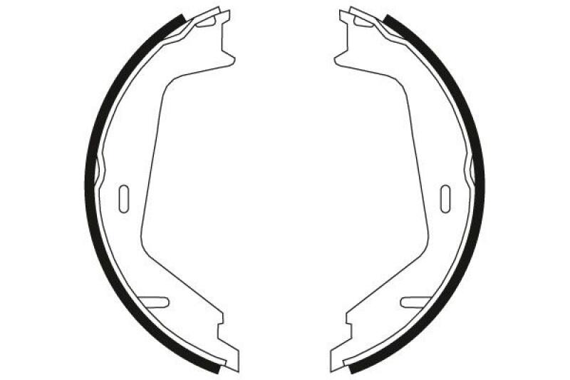 TRW Bremsbackensatz, Feststellbremse GS8674