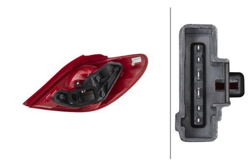 HELLA Heckleuchte Rücklicht 2VP 354 038-011