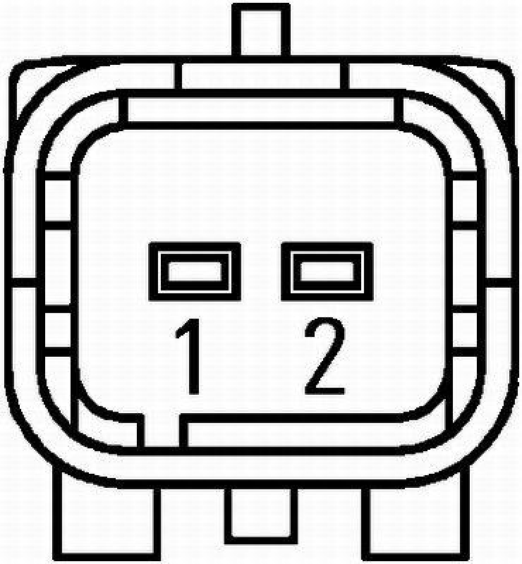 HELLA Sensor, Raddrehzahl 6PU 009 106-851