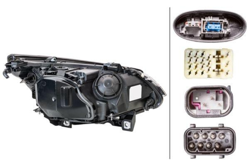 1x Hella Bi-Xenon Hauptscheinwerfer D1S H7 Links passend für BMW 5 bis 03/2007